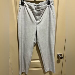 NWT ILTM (I love tyler madison) Women's Gray Stretch Waist Trousers, Medium